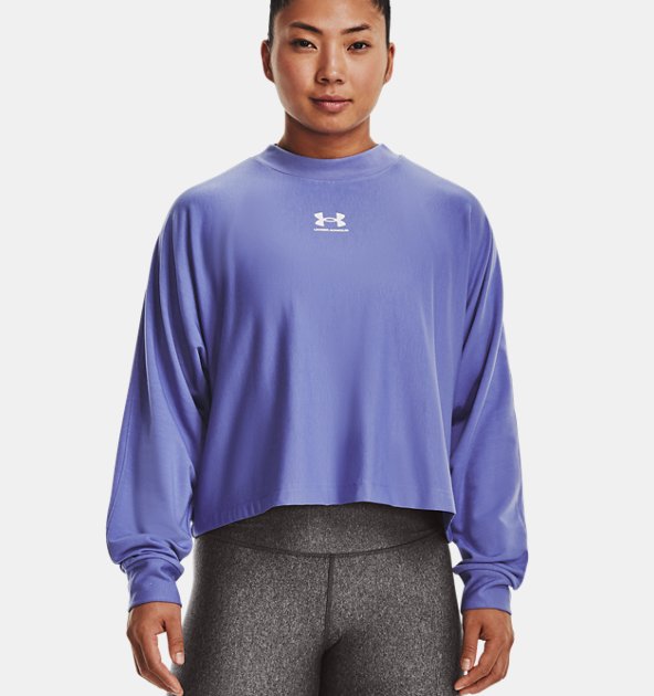 Under Armour Women's UA Rival Terry Oversized Crew